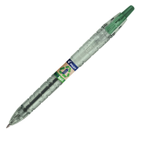 Penna a sfera scatto B2P Ecoball BeGreen - punta 1.0 mm - verde - Pilot