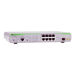 Allied Telesis CentreCOM AT-GS908M - Switch - gestito - 8 x 10/100/1000 + 1 x SFP - desktop, montabile su rack