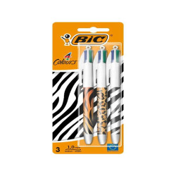 BIC 4 COLORI ANIMALIER