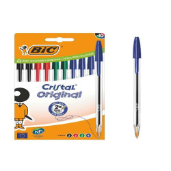 BIC CF10 CRISTAL MED ASSORTITO 1MM