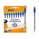 BIC CF10 CRISTAL MED BLU 1MM