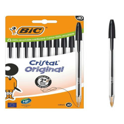Bic CF10 CRISTAL MED NERO 1MM