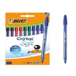 Bic CF10 CRISTAL SOFT ASSORTITO 1,2MM