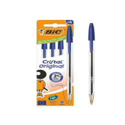 Bic CF4 CRISTAL MED BLU 1MM