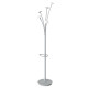 Appendiabiti - con portaombrelli - 5 posti - 187 cm - bianco - Alba