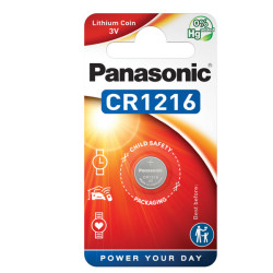 Micropila CR1216 - a pastiglia - litio - Panasonic - blister 1 pezzo