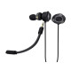 AURICOLARI CON FILO E MICROFONO STACCABILE TRUST PINE GXT 406 - NERO