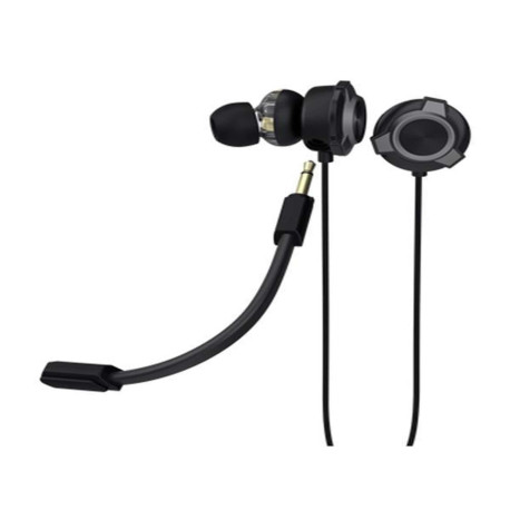 AURICOLARI CON FILO E MICROFONO STACCABILE TRUST PINE GXT 406 - NERO