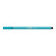 STABILO Pen 68 - Penna punta in fibra - blu chiaro - inchiostro base acqua - 1 mm - medio