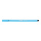 STABILO Pen 68 - Penna punta in fibra - blu fosforescente - inchiostro base acqua - 1 mm - medio