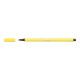 STABILO Pen 68 - Penna punta in fibra - giallo limone - inchiostro base acqua - 1 mm - medio