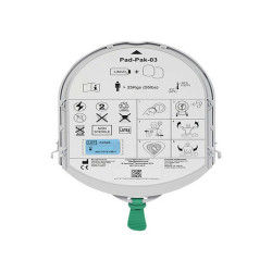 Batteria + Elettrodi Adulti Defibrillatore Heartsine Samaritan 300P / 350P Piastre Adulto 4 anni Pad