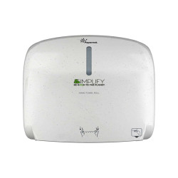 Dispenser asciugamani in rotolo Simplify - 33 x 22 x 37 cm - white wood - Papernet