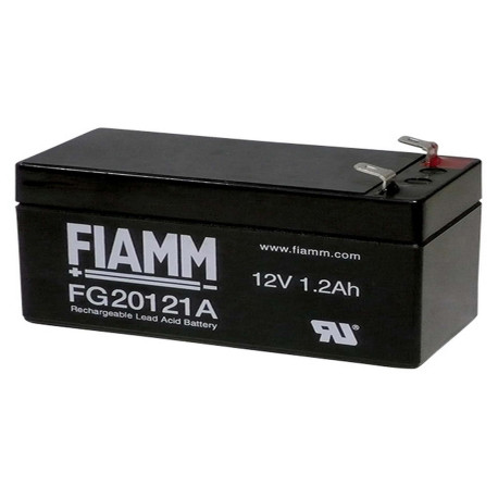 Batteria al piombo ricaricabile 12V 1.2Ah terminale faston 4.8mm FIAMM FG20121A 491460360