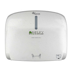 Dispenser asciugamani piegati a Z/W Simplify - 29 x 10,8 x 33,6 cm - white wood - Papernet