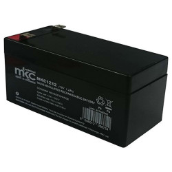 Batteria al piombo ricaricabile 12V 1.2Ah terminale faston 4.8mm MKC MKC1212 491460205