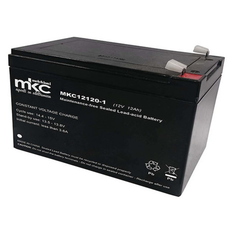 Batteria al piombo ricaricabile 12V 12Ah MKC MKC 12120-1 491460228