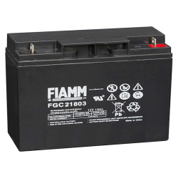Batteria al piombo ricaricabile 12V 18Ah ciclico term. bandiera d.5.5 FIAMM FGC21803 491460506