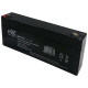 Batteria al piombo ricaricabile 12V 2.3Ah terminale faston 4.8mm MKC MKC1223 491460206