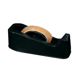 Dispenser da tavolo - per nastri adesivi 33 m - nero - Lebez