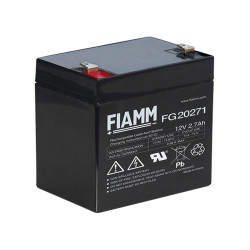 Batteria al piombo ricaricabile 12V 2.7Ah terminale faston 4.8mm FIAMM FG20271 491460379