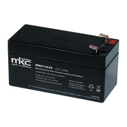 Batteria al piombo ricaricabile 12V 3.5Ah terminale faston 4.8mm MKC MKC1235 491460221
