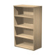 Mobile contenitore Agorà - medio a giorno - 80 x 45 x 136 cm - rovere
