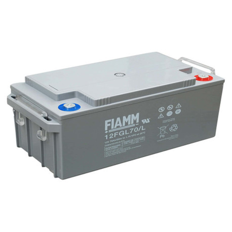 Batteria al piombo ricaricabile 12V 70Ah terminale m6 FIAMM 12FGL70/L 491460565