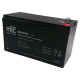 Batteria al piombo ricaricabile 12V 7Ah terminale faston 6.3mm MKC MKC1270G 491460222
