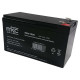 Batteria al piombo ricaricabile 12V 9Ah terminale faston 6.3mm MKC MKC1290 491460214
