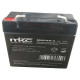 Batteria al piombo ricaricabile 4V 3Ah terminale faston 4.8mm MKC MKC4V-3 491460230