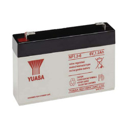 Batteria al piombo ricaricabile 6V 1,2Ah Yuasa NP1.2-6 491461500