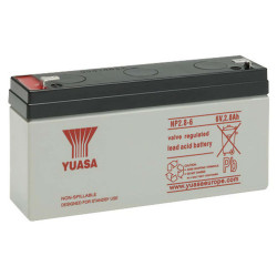 Batteria al piombo ricaricabile 6V 2,8Ah Yuasa NP2.8-6 491461501