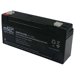 Batteria al piombo ricaricabile 6V 3.2Ah MKC MKC632B 491460227