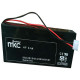 Batteria al piombo ricaricabile 6V 4Ah con cavo e connettore MKC