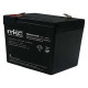 Batteria al piombo ricaricabile 6V 4Ah terminale faston 4.8mm MKC MKC640 491460216