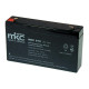 Batteria al piombo ricaricabile 6V 7Ah terminale faston 4.8mm MKC MKC670 491460209