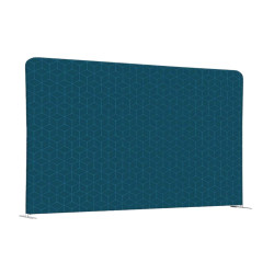 Divisorio in tessuto Wall Decor - 200 x H 150 cm - blu/rombi azzurri - Studio T