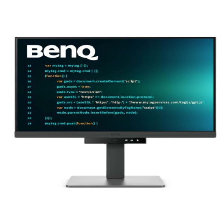 BenQ 24.1' IPS, WQXGA (2560 x1600), 300 nits, 95% P3, HDR10, HDCP 2.2, HDMI, DisplayPort, USB, Flicker-free, Display Pilot 2