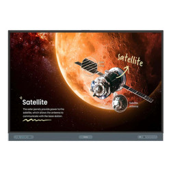 BenQ Board Pro RP7504, 190,5 cm (75"), 1649,7 x 927,9 mm, 450 cd/m², 3840 x 2160 Pixel, 4K Ultra HD, IPS