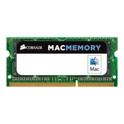 CORSAIR Mac Memory - DDR3 - modulo - 4 GB - SO DIMM 204-pin - 1333 MHz / PC3-10666 - CL9 - 1.5 V - senza buffer - non ECC
