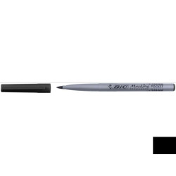 Bic Marking Pocket 1445 nero punta tonda tratto 1 1 mm -Bic- inchiostro base alcool (conf.12)