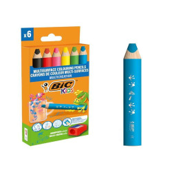 Bic PASTELLI A COLORI MULTISUPERFICE KIDS