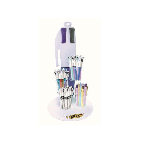 Bic PENNE A SFERA 4 COLOURS - Espositore 108pz