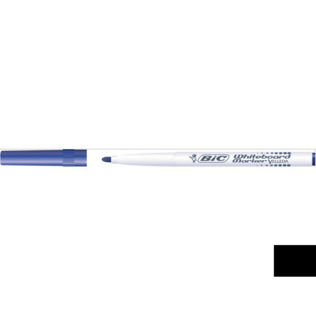 Bic Whiteboard Marker Velleda 1741 blu punta tonda ultra-resistente tratto 1 4 mm -Bic- fusto in plastica facile da impugnare (