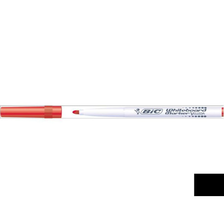 Bic Whiteboard Marker Velleda 1741 rosso punta tonda ultra-resistente tratto 1 4 mm -Bic- fusto in plastica facile da impugnare
