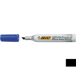 Bic Whiteboard Marker Velleda 1781 blu punta scalpello tratto 3 5 - 5 5 mm -Bic- fusto metallo resistente al caldo/freddo (conf