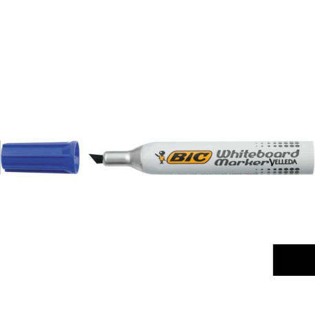Bic Whiteboard Marker Velleda 1781 blu punta scalpello tratto 3 5 - 5 5 mm -Bic- fusto metallo resistente al caldo/freddo (conf