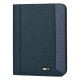Portablocco Dual - tessuto - blu - A4 - City Time