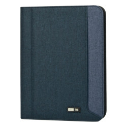 Portablocco Dual - tessuto - blu - A4 - City Time